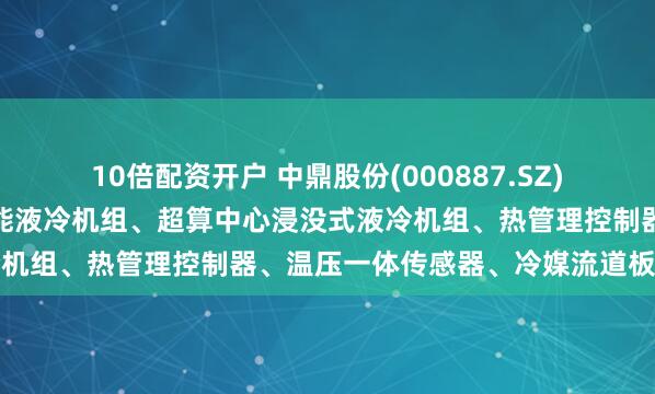 10倍配资开户 中鼎股份(000887.SZ)：子公司已推出系列化储能液冷机组、超算中心浸没式液冷机组、热管理控制器、温压一体传感器、冷媒流道板等产品