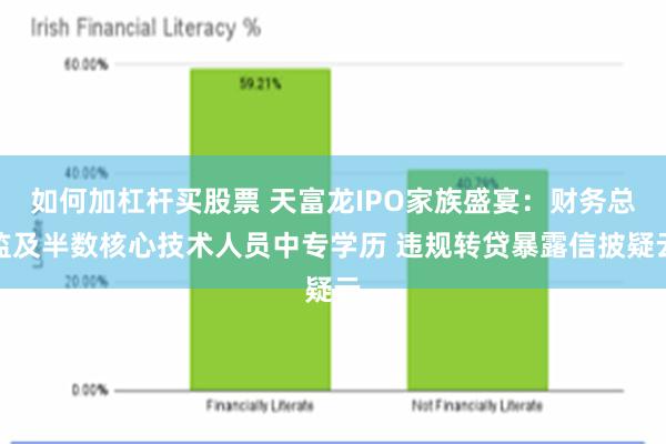 如何加杠杆买股票 天富龙IPO家族盛宴：财务总监及半数核心技术人员中专学历 违规转贷暴露信披疑云