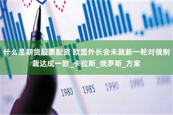 什么是期货股票配资 欧盟外长会未就新一轮对俄制裁达成一致_卡拉斯_俄罗斯_方案