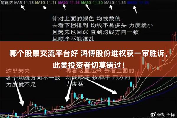 哪个股票交流平台好 鸿博股份维权获一审胜诉，此类投资者切莫错过！