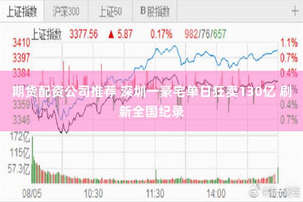 期货配资公司推荐 深圳一豪宅单日狂卖130亿 刷新全国纪录